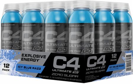 Cellucor C4 Pre-Workout On-the-Go Drink, Blue Razz - 11.7 oz